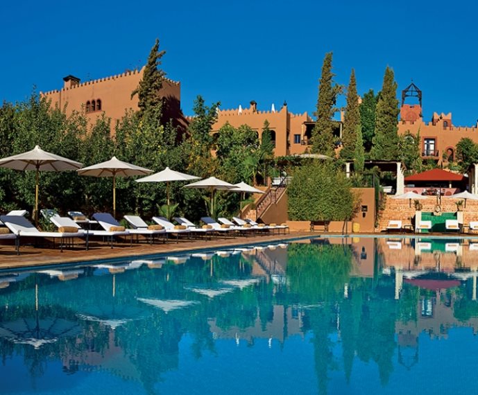 შესანიშნავი კასბა. რიჩარდ ბრენსონის მაროკოული რეზიდენციის ინტერიერში