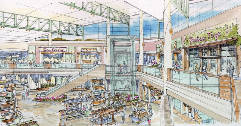 ვაჭრობა, როგორც ქალაქის გეგმის ნაწილი