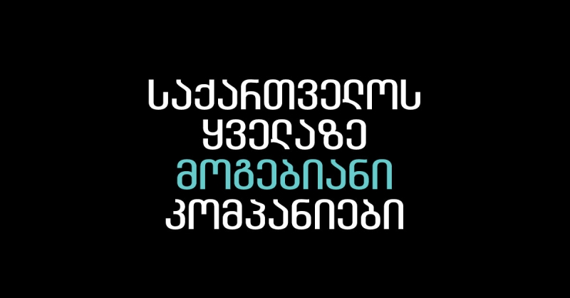 საქართველოს ყველაზე მოგებიანი კომპანიების ასეული