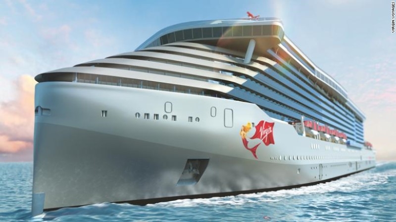 Richard Branson launches his luxury, adults-only cruise ship