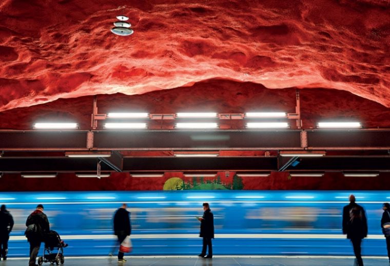 სტოკჰოლმის მეტრო – მსოფლიოში ყველაზე გრძელი ხელოვნების გალერეა