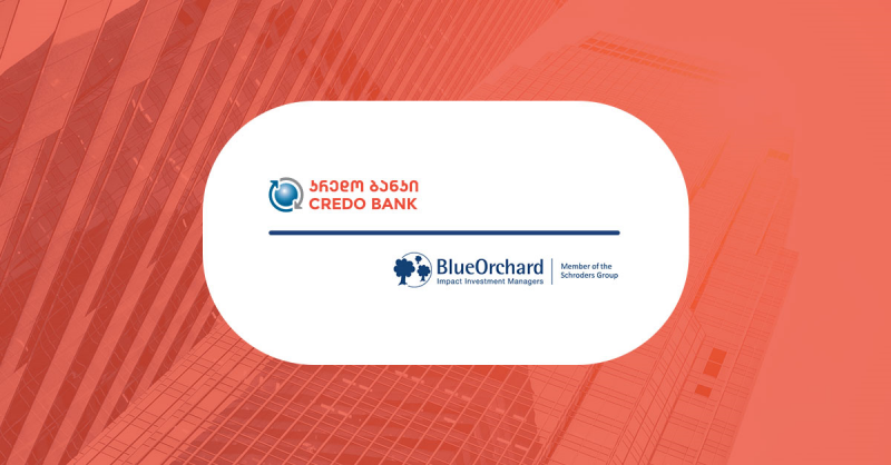 Credo Bank Attracted GEL 63 Million Loan Facility from BlueOrchard Microfinance Fund