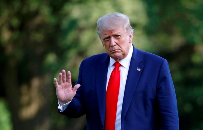 ტრამპის ვარდნა