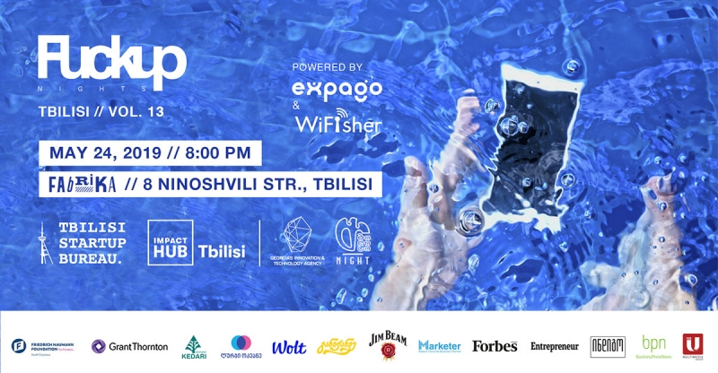 Fuckup Nights Tbilisi Vol. 13