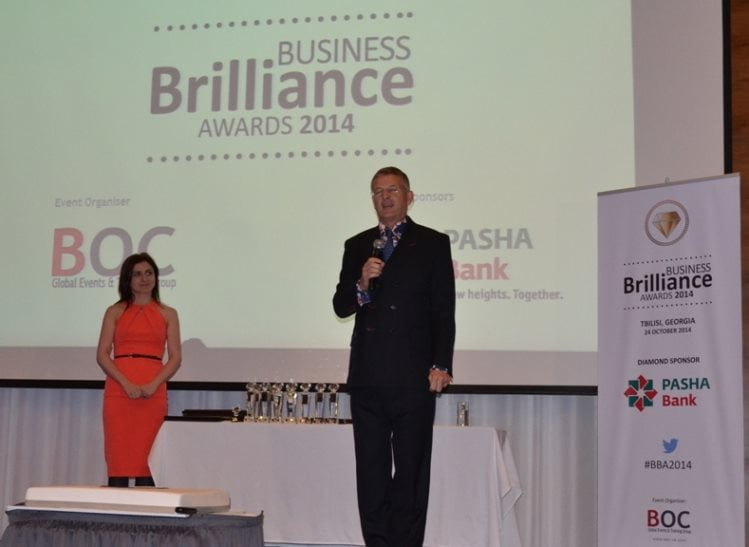 პაშა ბანკი – Business Brilliance Award-ის წარმომდგენი