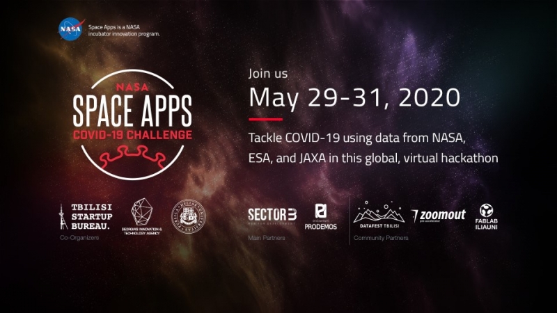 NASA Space Apps Covid-19 Challenge Georgia-ს ერთერთი გამარჯვებული გუნდი 1300-ზე მეტი პროექტიდან ფინალში – ტოპ 40 გუნდში მოხვდა!