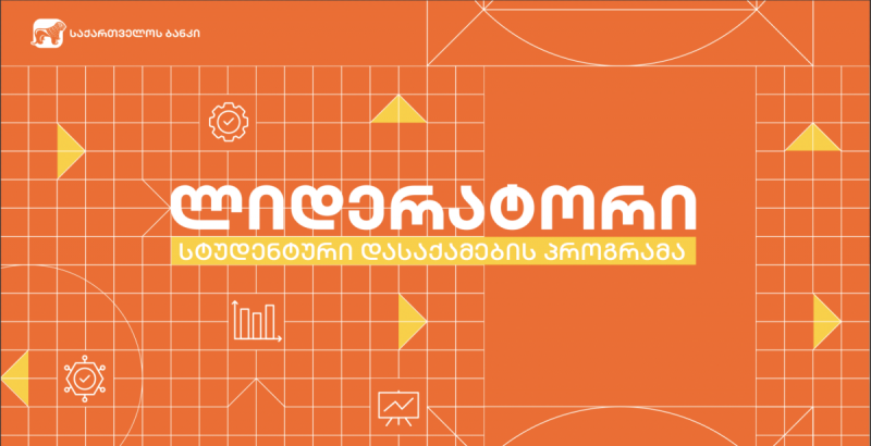 საქართველოს ბანკი სტუდენტების დასაქმების ხელშეწყობას ახალ ფორმატში განაგრძობს