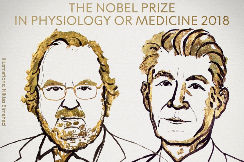 ნობელის პრემია 2018 მედიცინის დარგში