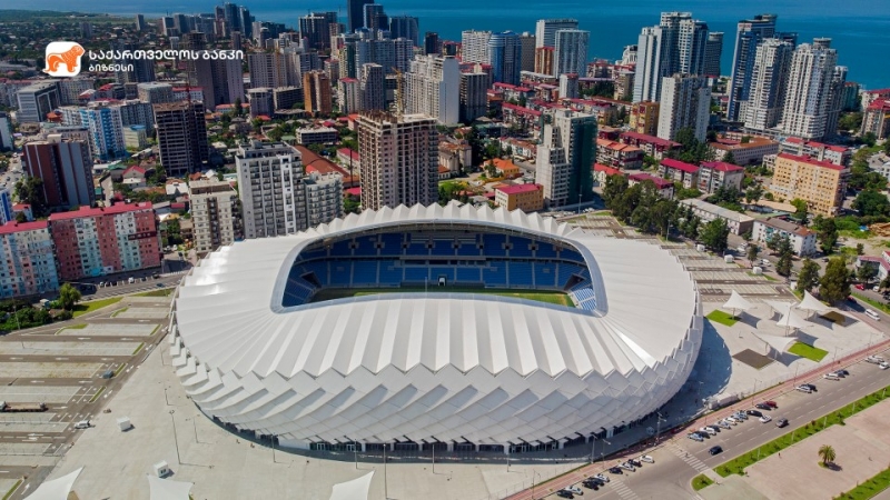 საქართველოს ბანკის მხარდაჭერით ბათუმში უეფა-ს IV კატეგორიის საფეხბურთო სტადიონი გაიხსნება