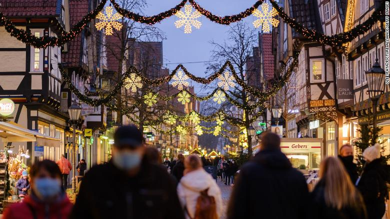 Germany to go into lockdown over Christmas