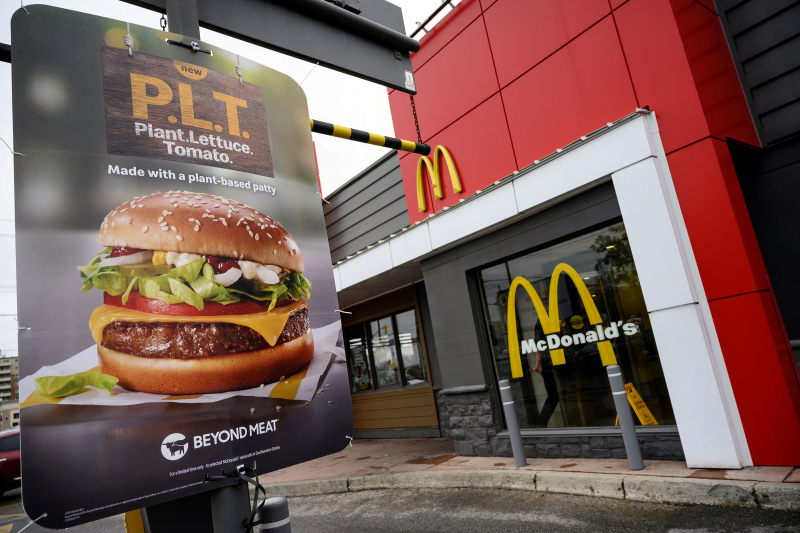 McDonald’s to introduce plant-based burgers and fast food