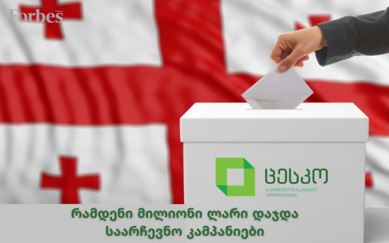 რამდენი მილიონი ლარი დაჯდა საარჩევნო კამპანიები