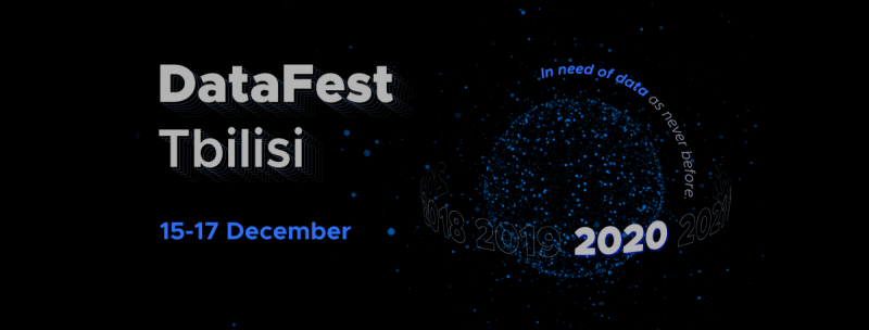 DataFest Tbilisi 2020 კვლავ ციფრული გამოშვებით ბრუნდება!