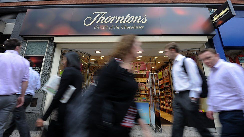 Thorntons: Chocolate maker to close all shops putting 600 jobs at risk