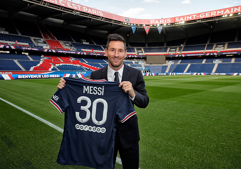 ლეო მესი „პარი სენ-ჟერმენის“ ფეხბურთელია