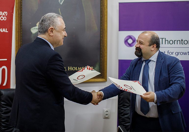 გრანთ თორნთონს და კავკასიის საერთაშორისო უნივერსიტეტს შორის მნიშვნელოვან თანამშრომლობას ჩაეყარა საფუძველი