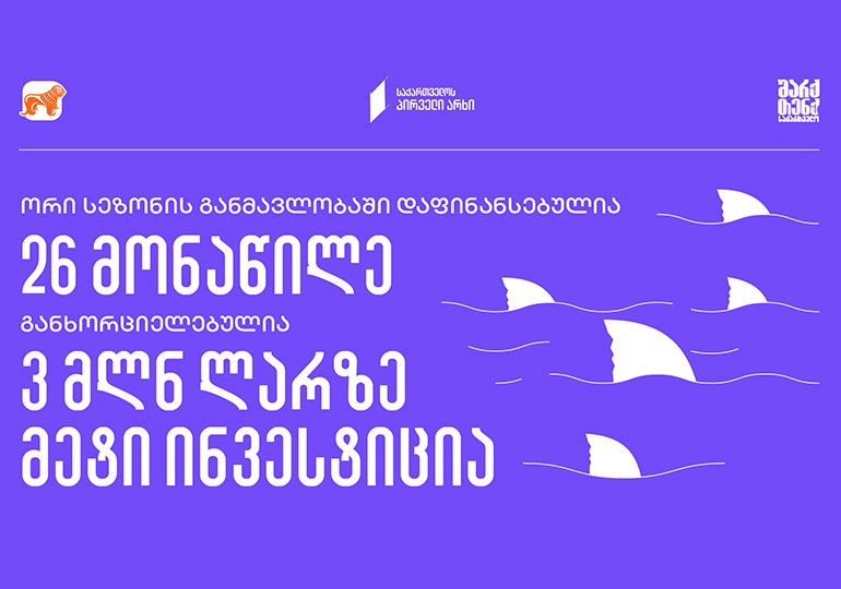 „შარქ თენქ საქართველო“ – 26 დაფინანსებული მონაწილე და  3 მილიონ ლარზე მეტი  ინვესტიცია ქართულ ბიზნესში