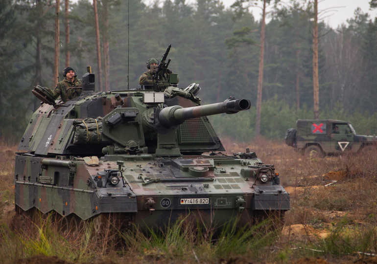 უკრაინელები გერმანული ჰაუბიცების გამოყენებას მალე შეძლებენ: გერმანიის თავდაცვის მინისტრი