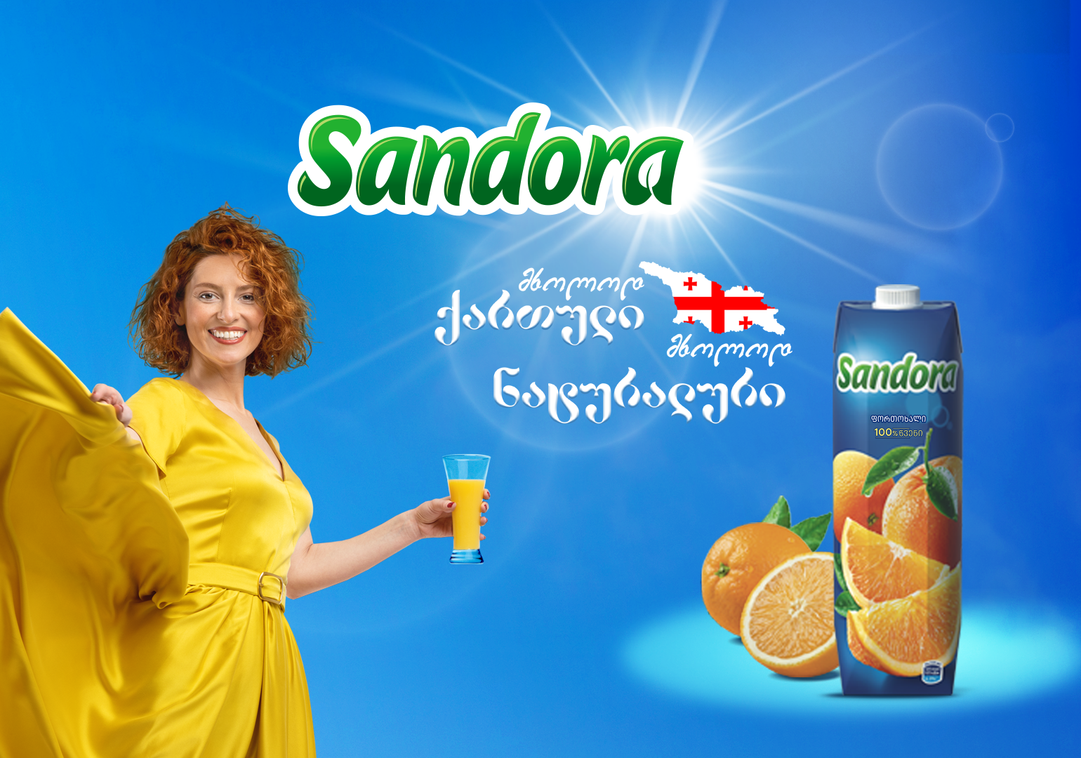 Only Georgian, Only Natural – Sandora is Officially a Georgian Made Product