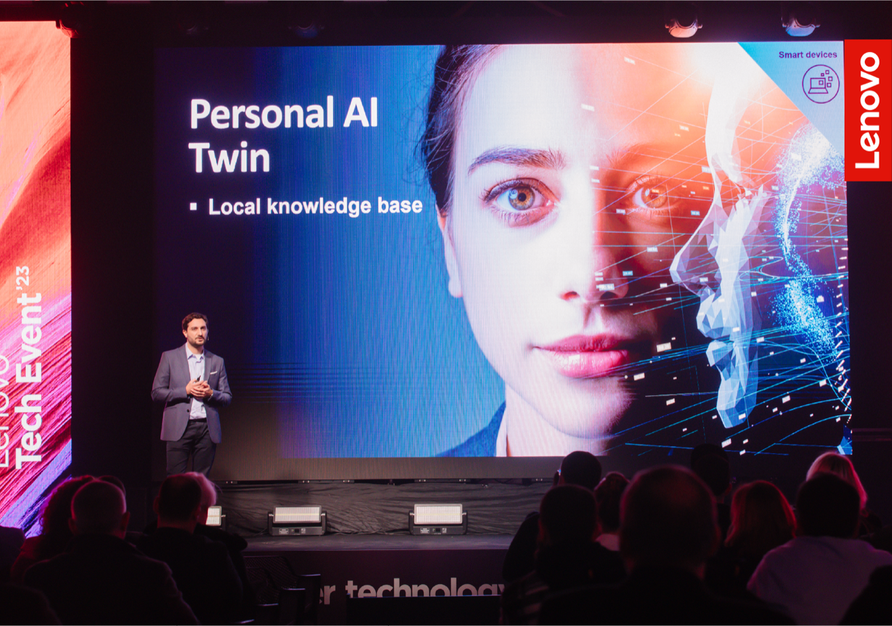 პარტნიორებისთვის გამართულ სპეციალურ ღონისძიებაზე Lenovo-მ ახალი კომპლექსური ხედვა – ხელოვნური ინტელექტი ყველასთვის – წარმოადგინა