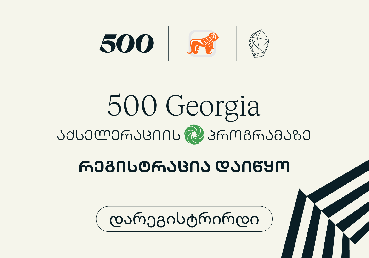 დარეგისტრირდი – 500 Georgia-ს მეექვსე ნაკადზე განაცხადების მიღება დაიწყო