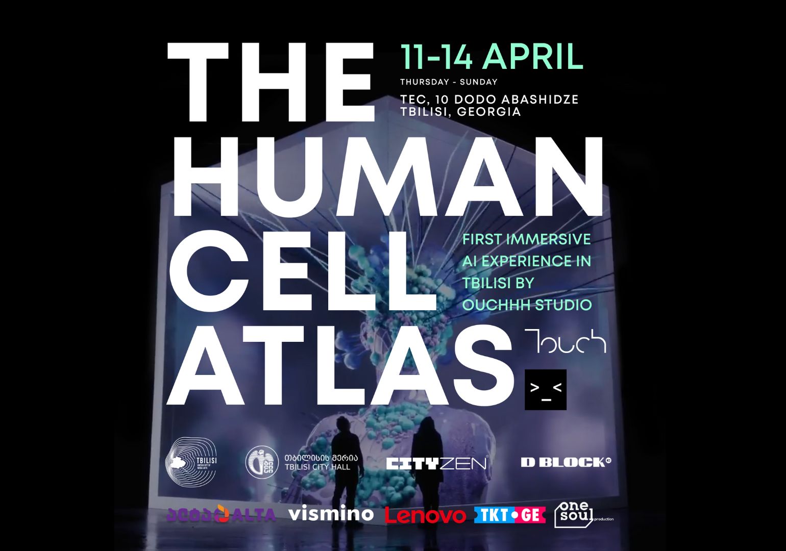 THE HUMAN CELL ATLAS – OUCHHH Studio’s World Famous Immersive Installation is Coming to Tbilisi