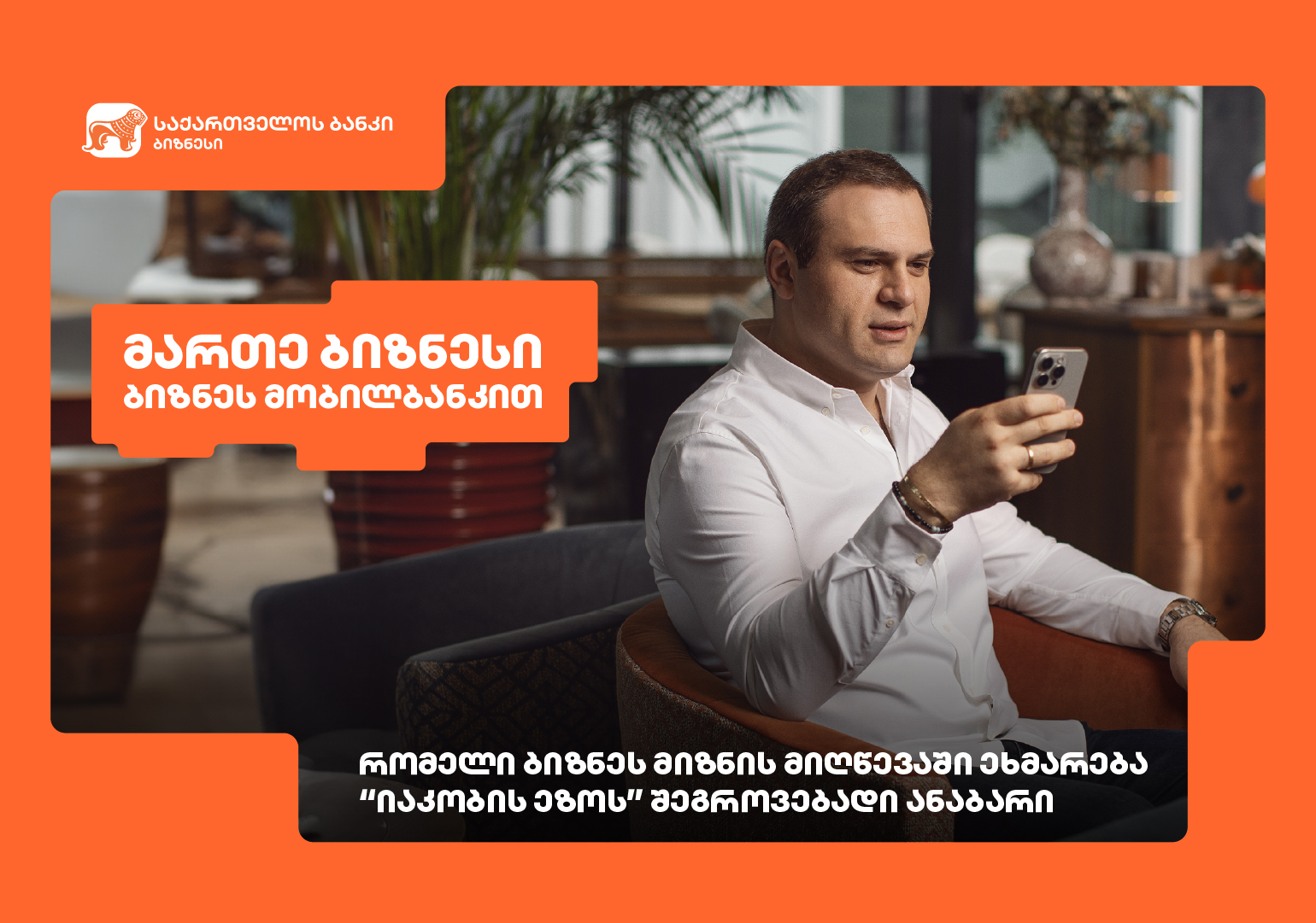 საქართველოს ბანკის შეგროვებადი ანაბარი მიზნების მისაღწევად – იაკობის ეზოს გამოცდილება