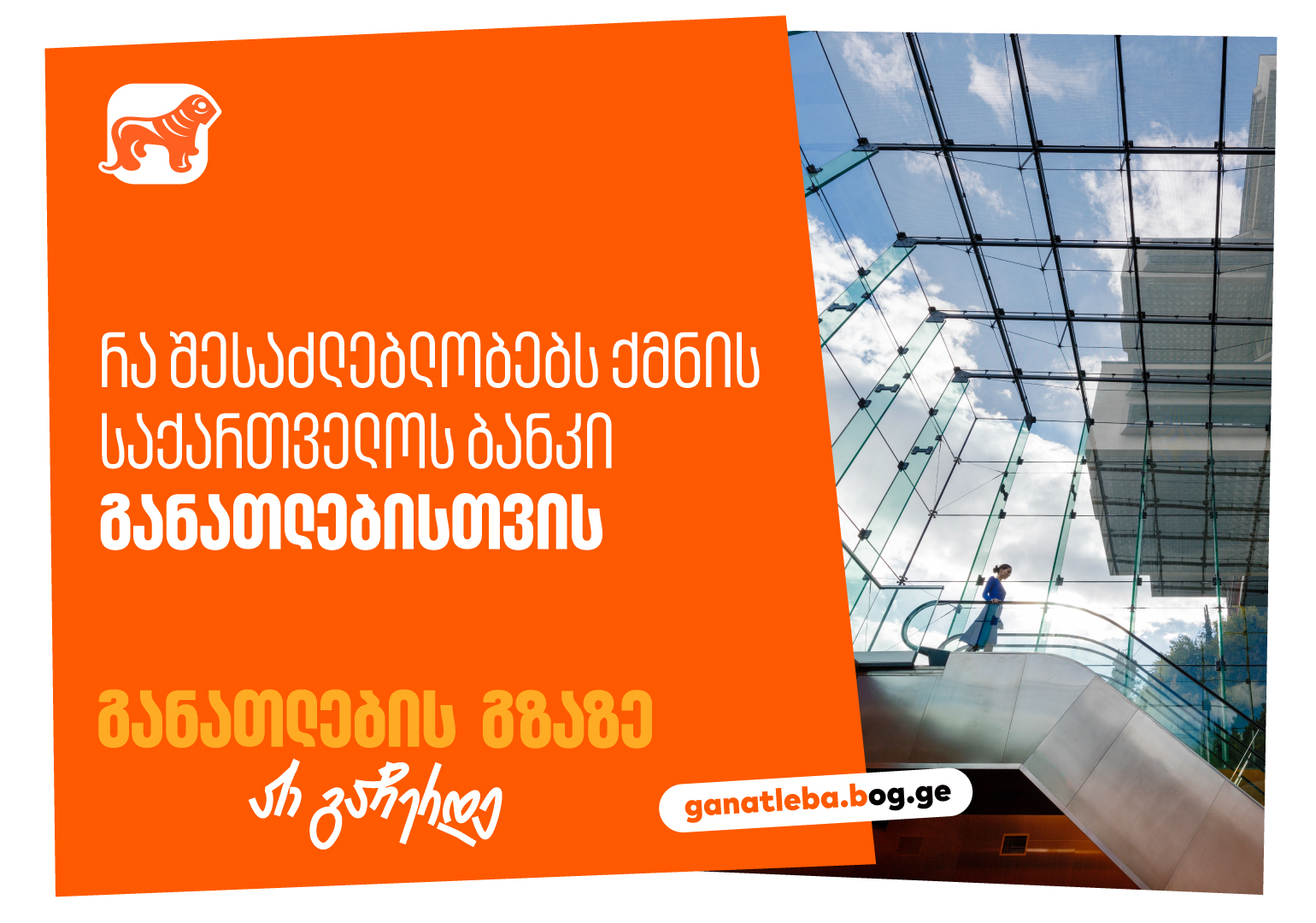 განათლების გზაზე არ გაჩერდე – საქართველოს ბანკი ქმნის განათლების შესაძლებლობებს 120 000-ზე მეტი ახალგაზრდისთვის