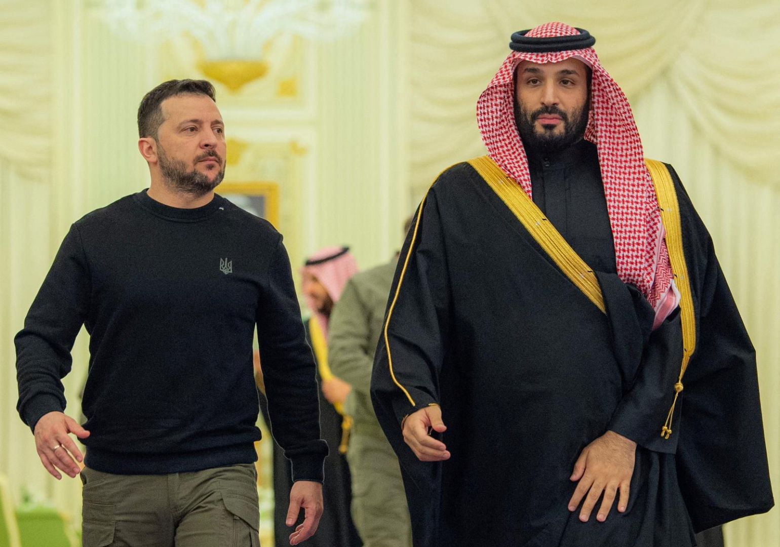 ზელენსკი აშშ-სთან მოლაპარაკებებისთვის საუდის არაბეთში გაემგზავრა