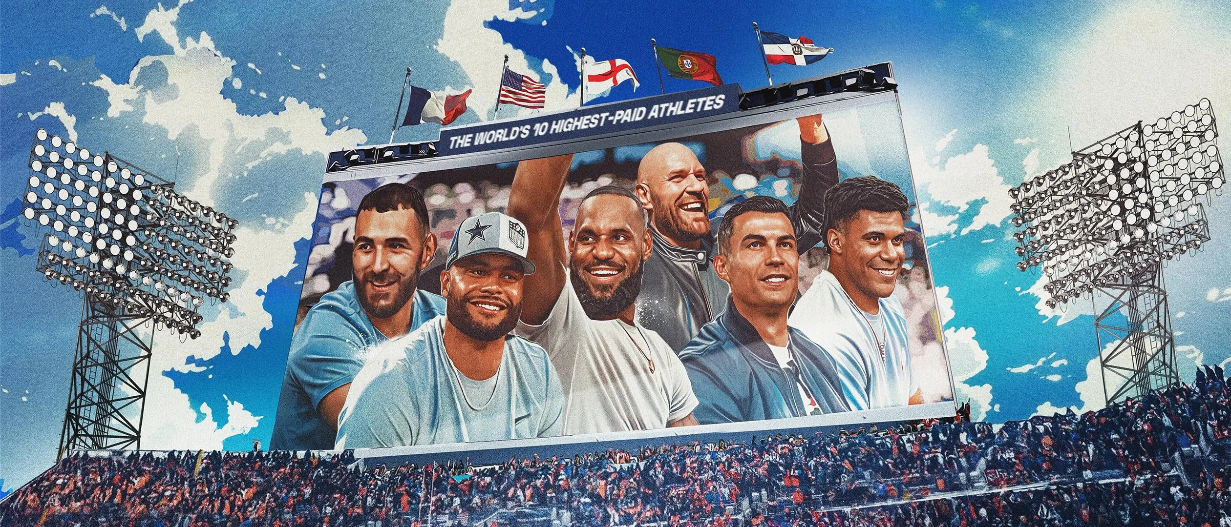 მსოფლიოს 10 ყველაზე მაღალანაზღაურებადი სპორტსმენი 2025 წელს