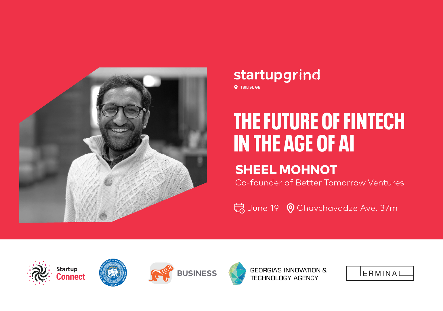 საქართველოს ბანკის მხარდაჭერით, Startup Grind-ი ვორკშოპს „ფინტექის მომავალი AI-ის ეპოქაში“ გამართავს