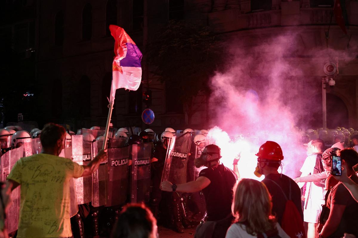 სერბეთში ანტისამთავრობო პროტესტი გრძელდება