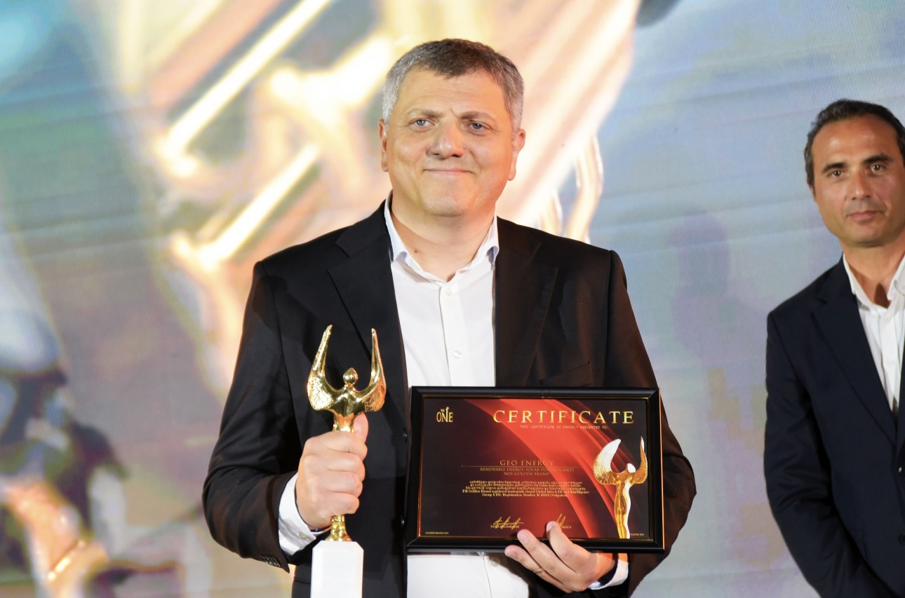 Geo Energy Golden Brand-ის No1 ჯილდოს მფლობელი გახდა განახლებადი ენერგიის კატეგორიაში