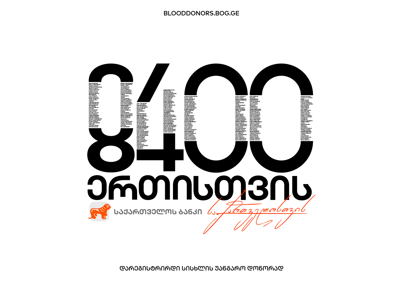 საქართველოს ბანკის, ვინდფორსის და ორგანიზაცია სისხლის უანგარო დონორების ინიციატივა საქართველოსთვის