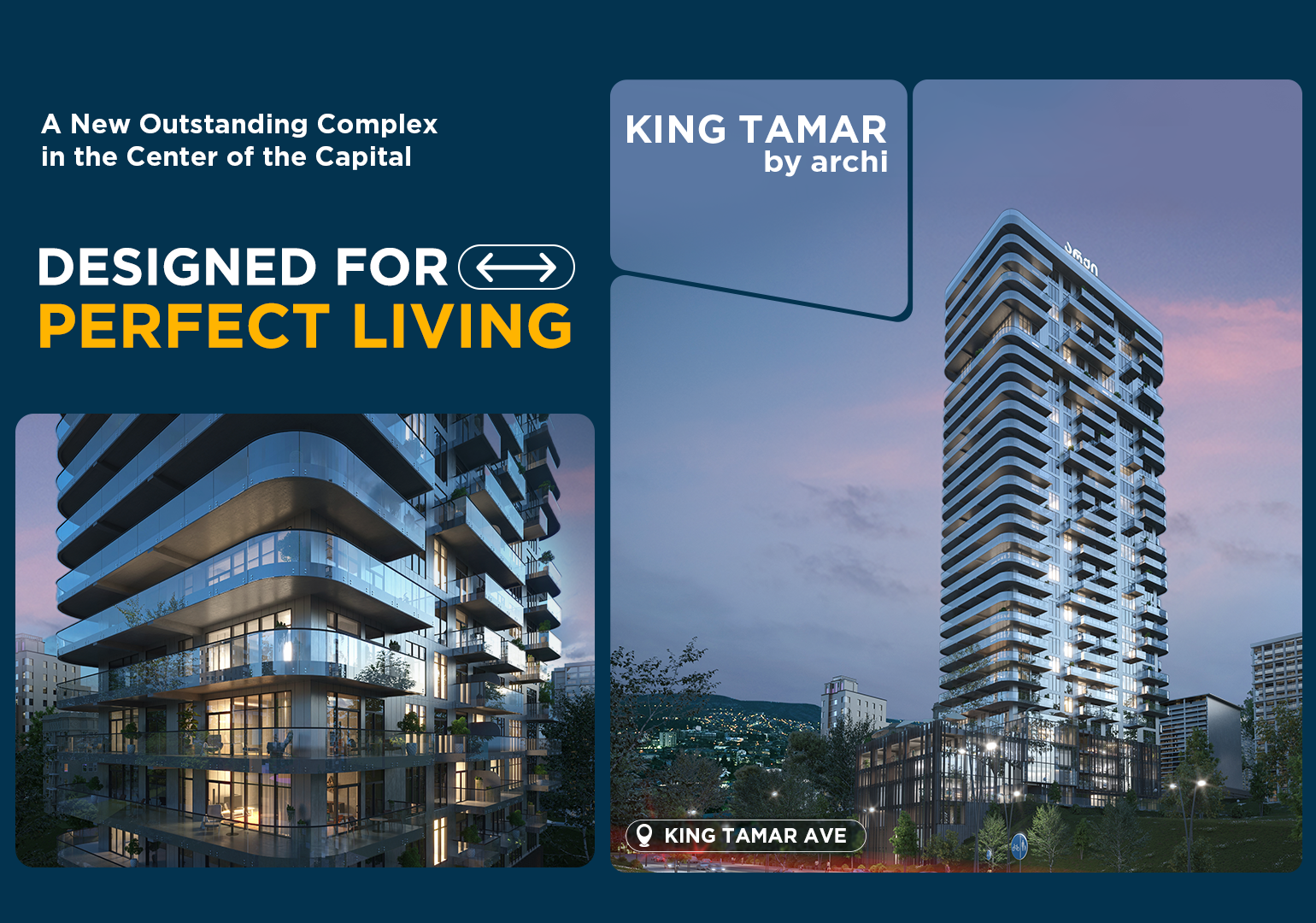 King Tamar by Archi – a New Outstanding Multifunctional Complex in the Heart of the Capital