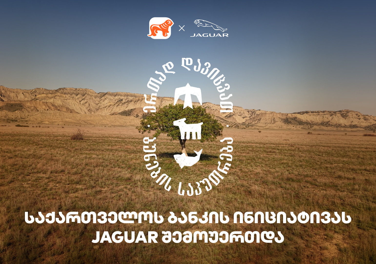 ერთად დავიცვათ ბუნების საკუთრება – საქართველოს ბანკის და CNF-ის კამპანიაში Jaguar-იც მონაწილეობს