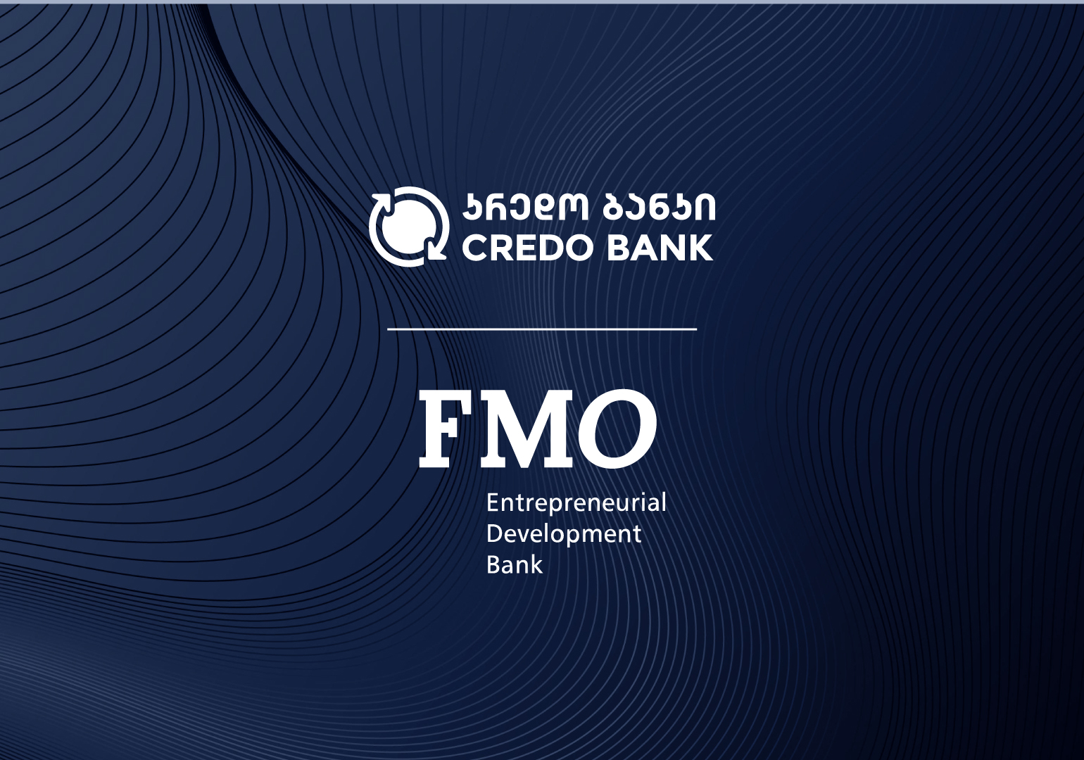 The Dutch Entrepreneurial Development Bank FMO and Credo Bank Sign GEL 80 Million Facility Agreement to Support Entrepreneurs in Georgia