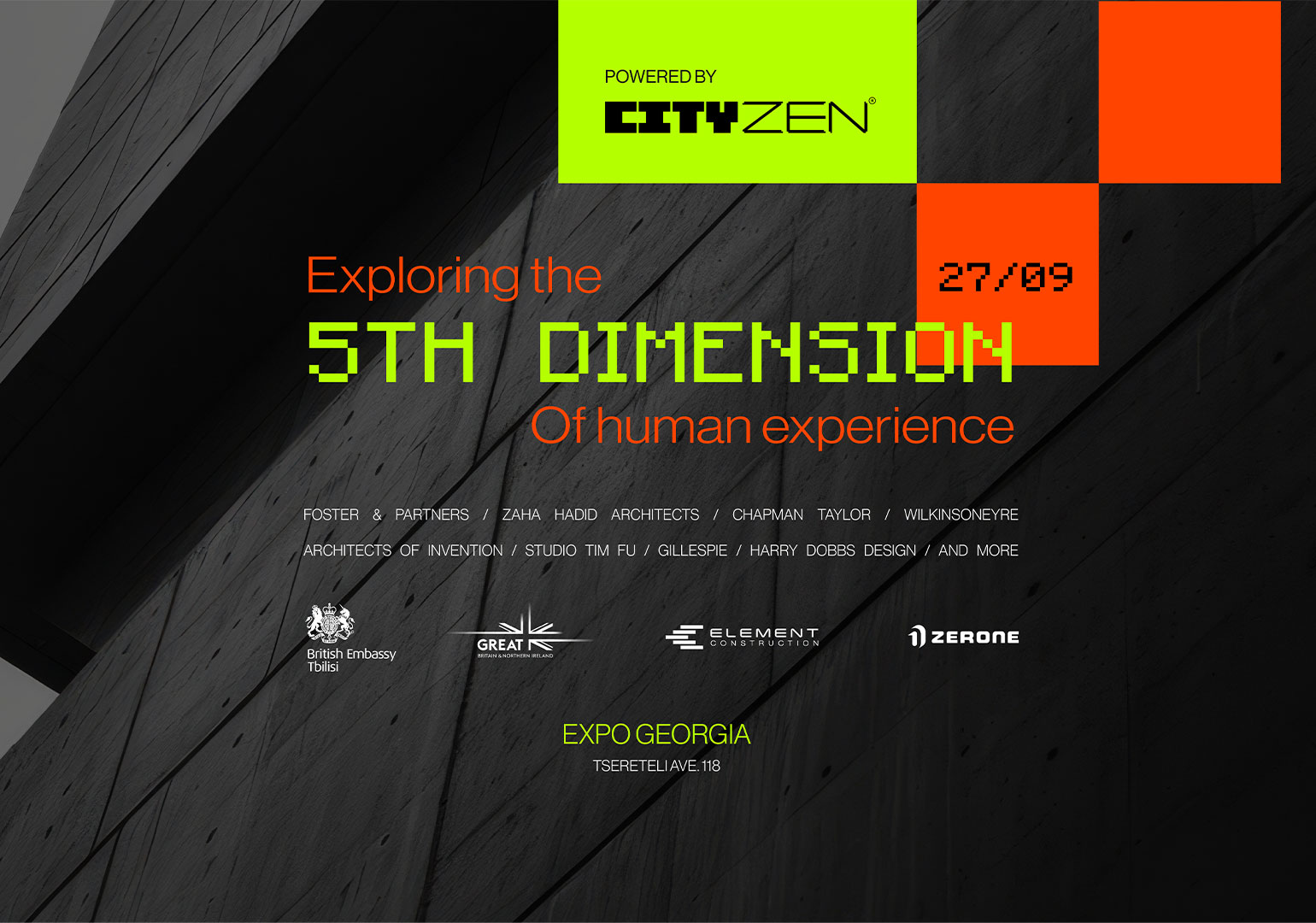 Tbilisi Architecture Forum 2025 – “The Fifth Dimension: Interaction Between Humans and the Built Environment”