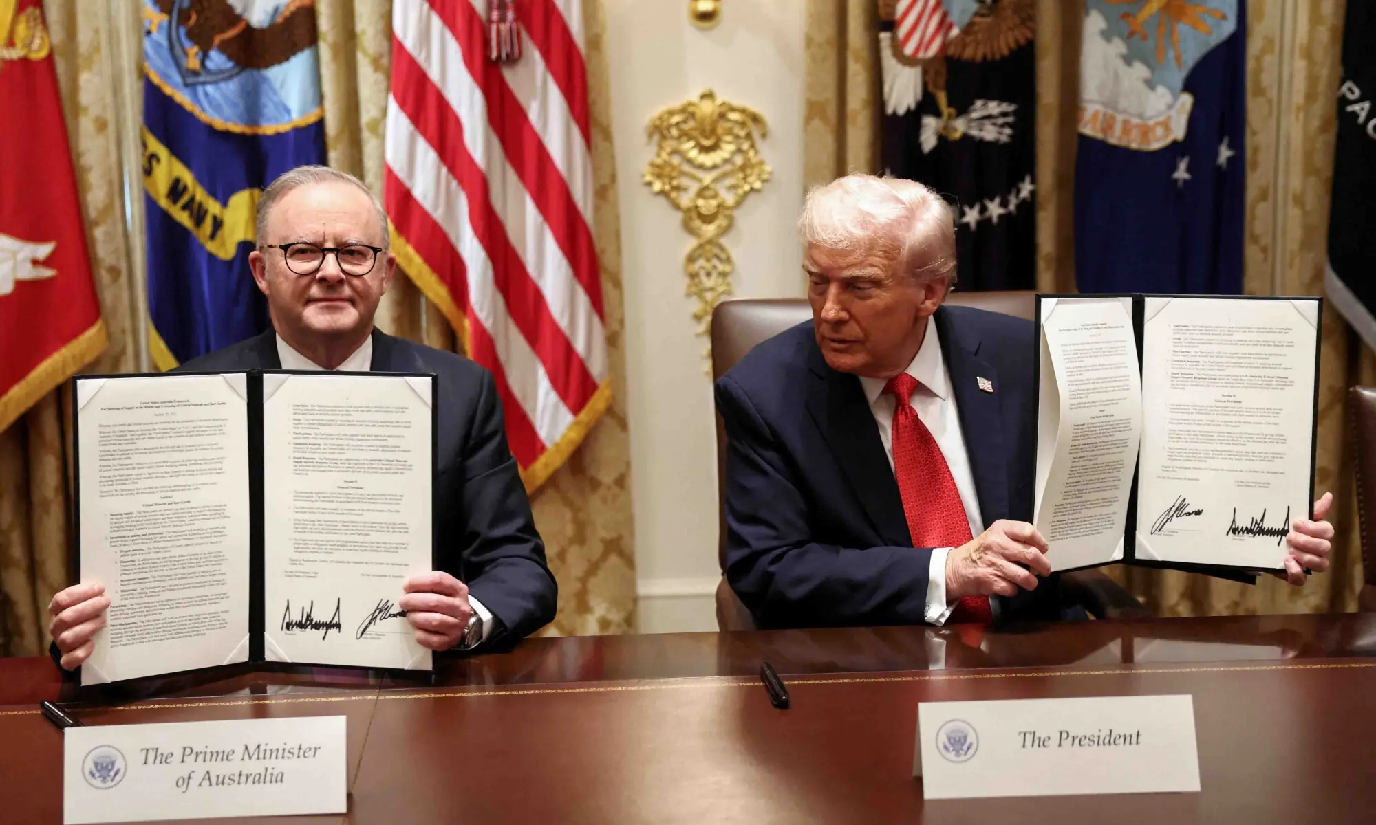 აშშ-სა და ავსტრალიას შორის იშვიათ მიწათა მინერალებზე შეთანხმება გაფორმდა